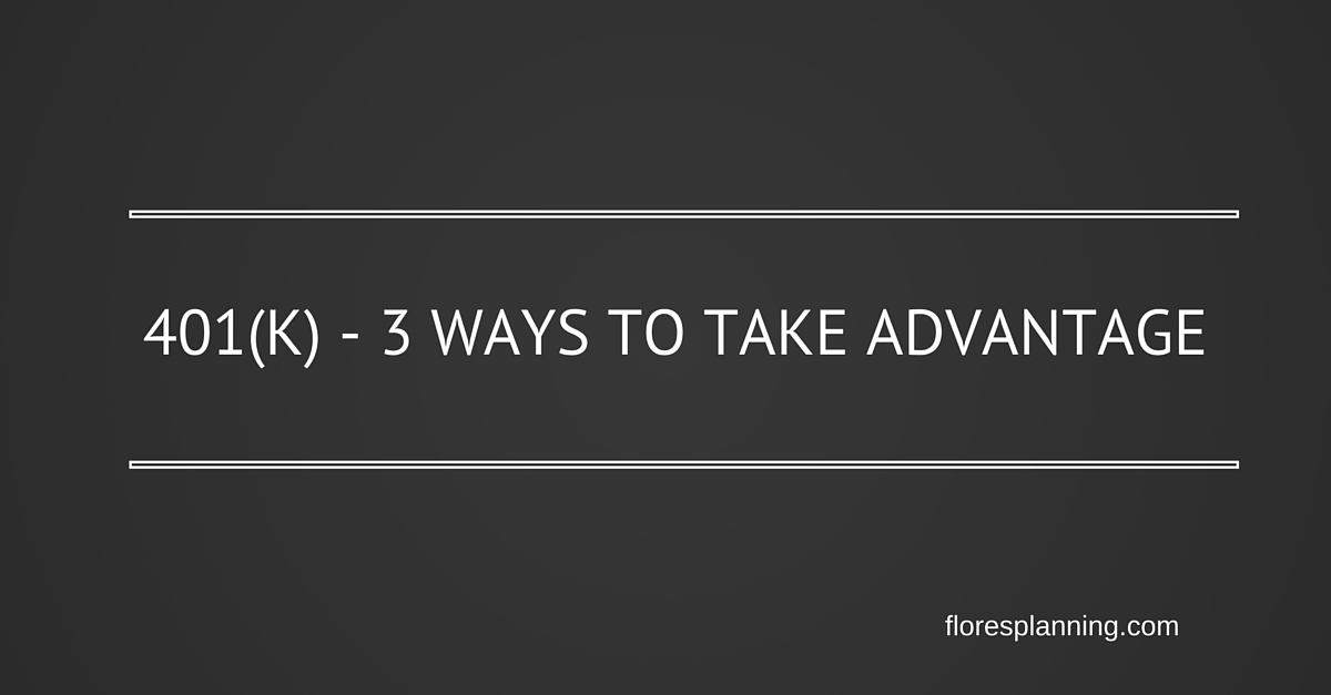 401(k) – 3 Simple Rules for the X and Y Generation.