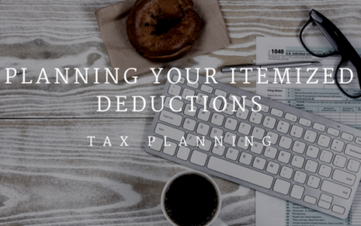 Planning Your Itemized Deductions