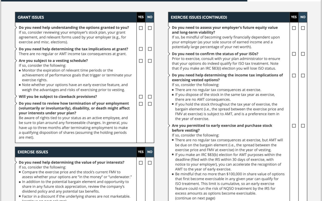 incentive-stock-options-iso-checklist