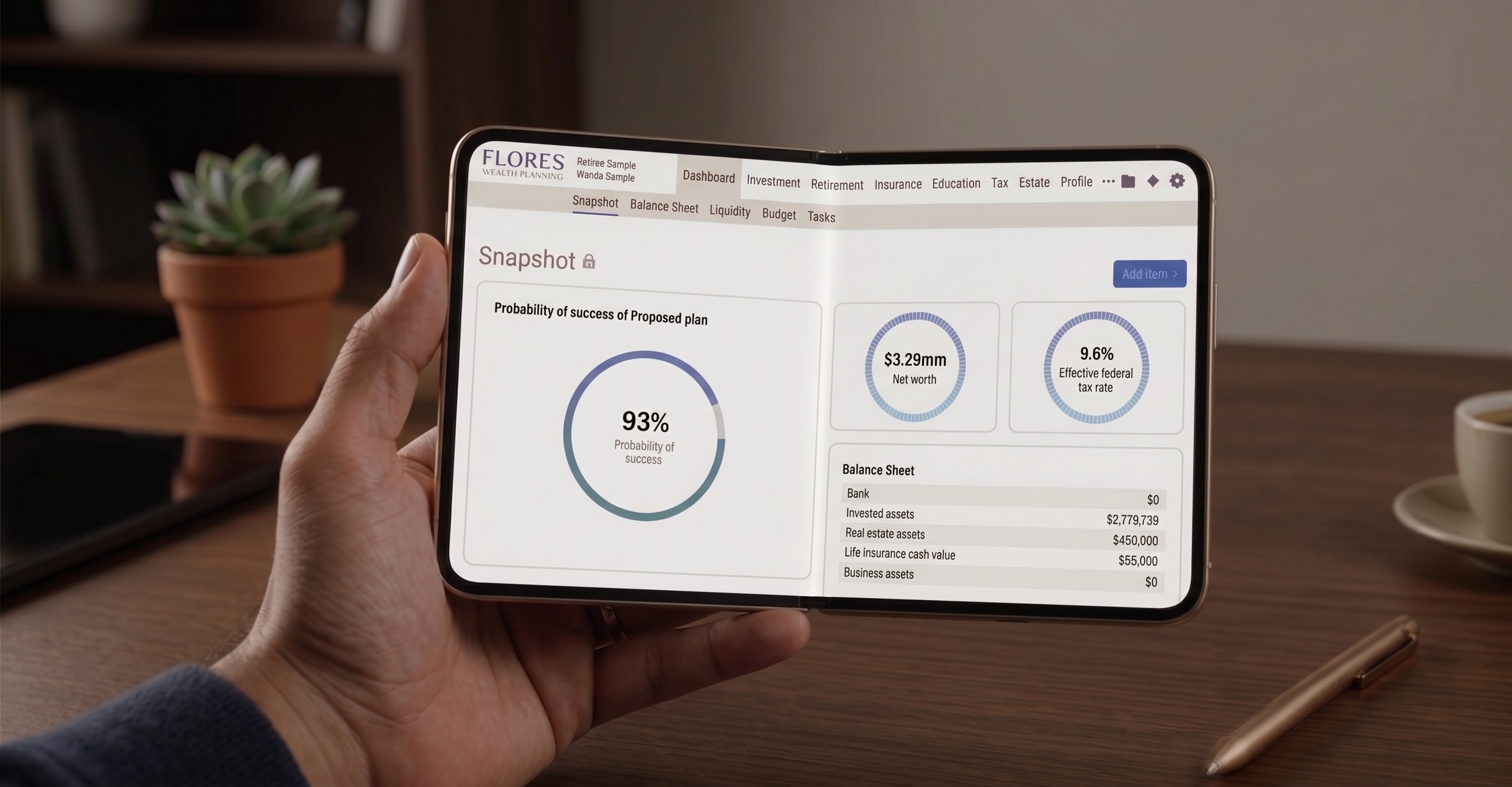 Flores Wealth Planning iPhone Duo Flores Wealth Planning iPhone Duo